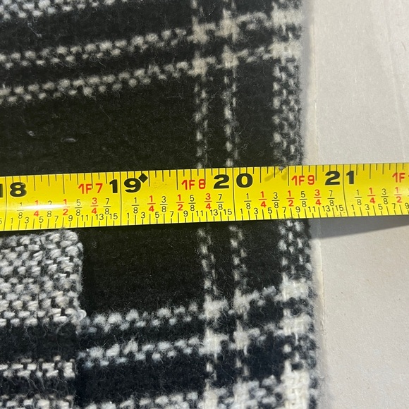 Audrey Black White Checks Shirt Tail Jacket Dress - Picture 9 of 15